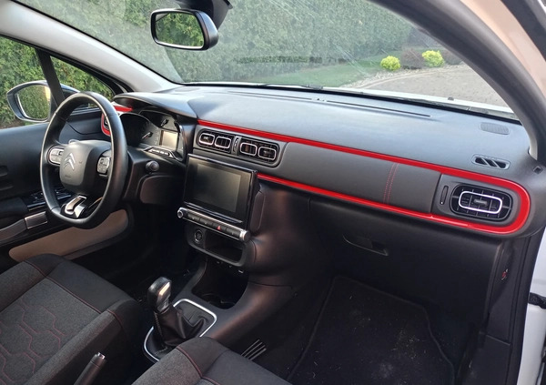 Citroen C3 cena 26400 przebieg: 81000, rok produkcji 2017 z Łaskarzew małe 106
